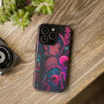 Vaporwave Kohat Pink Anime Girl Phone Case – Japanese Aesthetic
