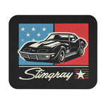 C3 Corvette Stingray Mouse Pad – Retro Stars & Stripes Design