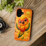 Sun Conure Kawaii Citrus Art Tough Phone Case