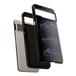 Purple R33 Skyline GTR JDM Sports Car Phone Case Tough Multi View