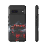 Z06 C8 Phone Case, Red Smoke Studio Reflection Cover
