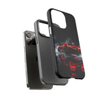 Z06 C8 Phone Case, Red Smoke Studio Reflection Cover
