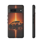 Z06 C8 Phone Case, Orange Racing Livery Studio Cover