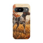 German Shorthaired Pointer Pointing Art Tough Phone Case