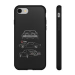1969 Camaro Z28 Triple View Line Art Tough Phone Case Gift