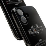 Black Silverado Classic Pickup Tough Phone Case for Chevy Truck Fans