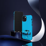RX-7 Cyan Studio Phone Case Studio Color Match Car Art
