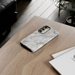White Marble Pattern Phone Case | Tough Cover
