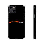 Orange C8 Phone Case for Chevy Fans, Tough Protective Cover
