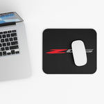Z06 Logo Gaming Mouse Pad – Red & Gray Speed Design, Non-Slip Rubber Base