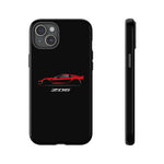 Red C7 Z06 Phone Case for Chevy Sports Car Enthusiasts, Tough Cover
