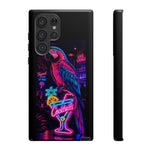 Neon Parrot Cocktails phone case | Tough Cases
