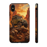 Land Cruiser FJ40 Classic 4x4 Red Rock Canyon Art Tough Phone Case