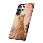 Akita Cherry Blossom Phone Case Sakura Dog Lover Gift