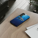 Tiger Shark Phone Case, Dappled Blue Water Tough Cover
