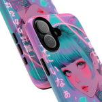 Neon Cyber Geisha phone case | Tough Case