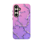 Chrome Thorn Vine Phone Case Vaporwave Tough Cover