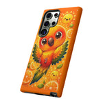 Sun Conure Kawaii Citrus Art Tough Phone Case