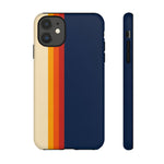 Retro Rainbow Stripe Phone Case | Tough Phone Case