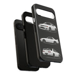 R32 Skyline Phone Case White, Three-View Vector Cover, Gift GTR Fans