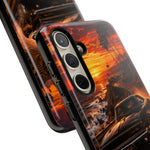 Charger RT Phone Case, Black Coastal Highway Motion Blur