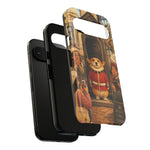 Corgi Royal Guard phone case | Cute British corgi soldier illustration