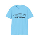 1970 GTO Judge Black Outline Silhouette Emblem Classic Car T-Shirt Fan Gift