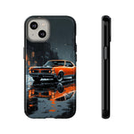 1966 GTO Orange Rainy City Tough Phone Case Cover Gift Art