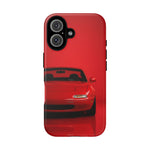 Red Miata Phone Case, NA MX5 90s JDM Roadster Tough Cover