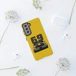 1969 Camaro Z28 Yellow Front View Muscle Car Tough Phone Case