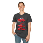 Red 1955 F100 Vintage Truck T-Shirt | Classic Trio Pickup Design