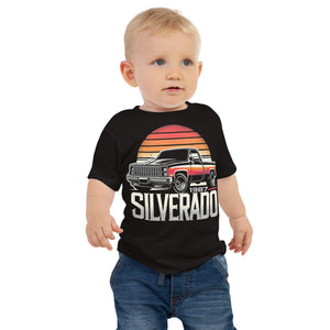 1987 Silverado t-shirt for Little Chevy Square Body Pickup Truck Enthusiasts Baby Tee