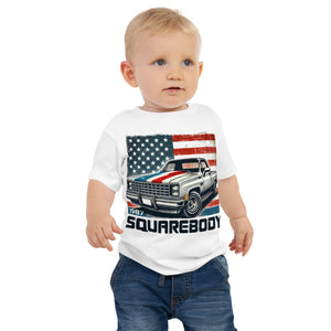 1987 Chevy Squarebody USA t-shirt for LittlePickup Truck Lovers c10 Silverado Baby Tee