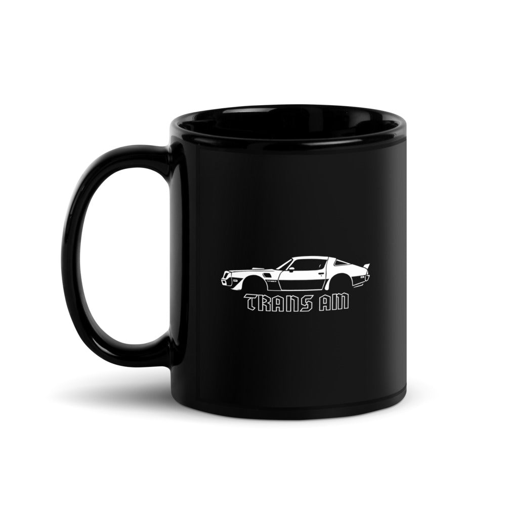 1977 Firebird Muscle Car Owners Enthusiasts Classic Automotive 77 Trans AM Black Glossy Mug