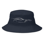 Corvette C7 Outline 7th Generation Vette Owner Bucket Hat
