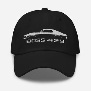 1969 Boss 429 Stang Rare Muscle Car Owners Drivers Custom Embroidered Dad hat