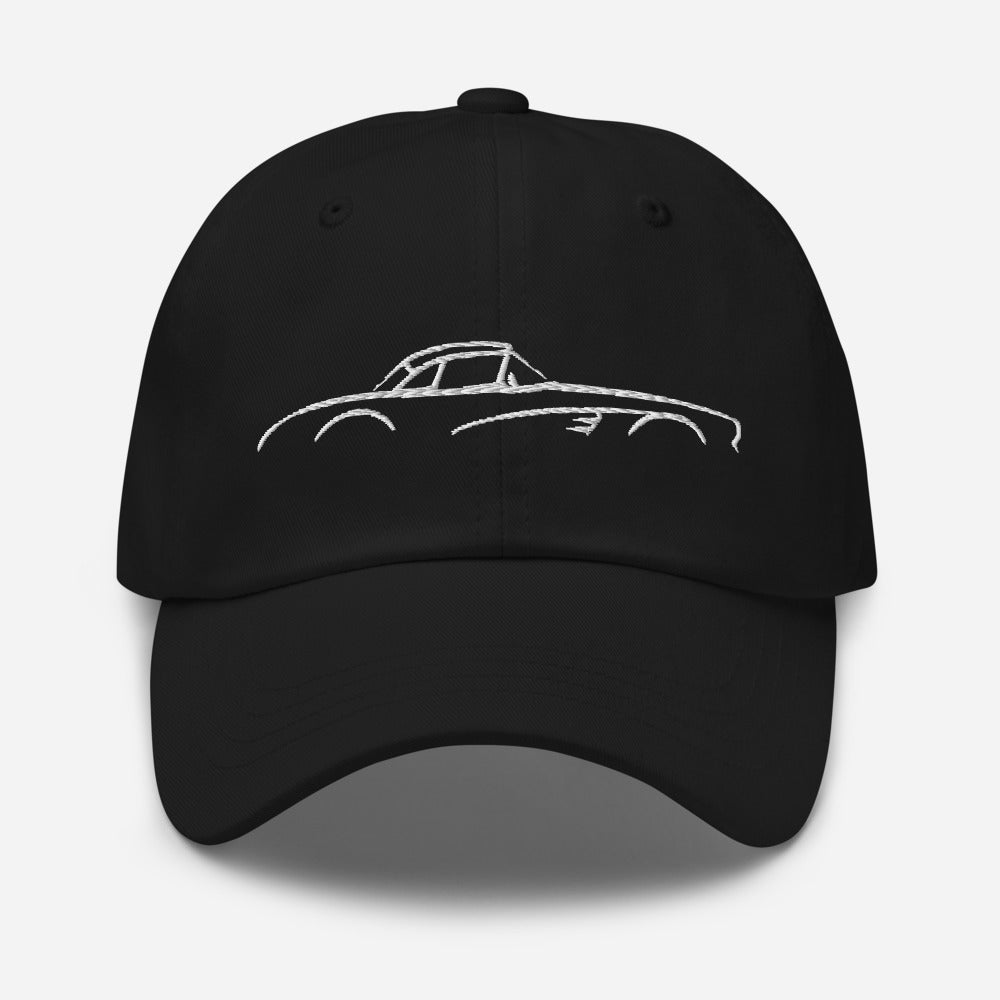 C1 Corvette 1953 - 1962 American Classic Car Silhouette Embroidered Dad hat for Vette Owners
