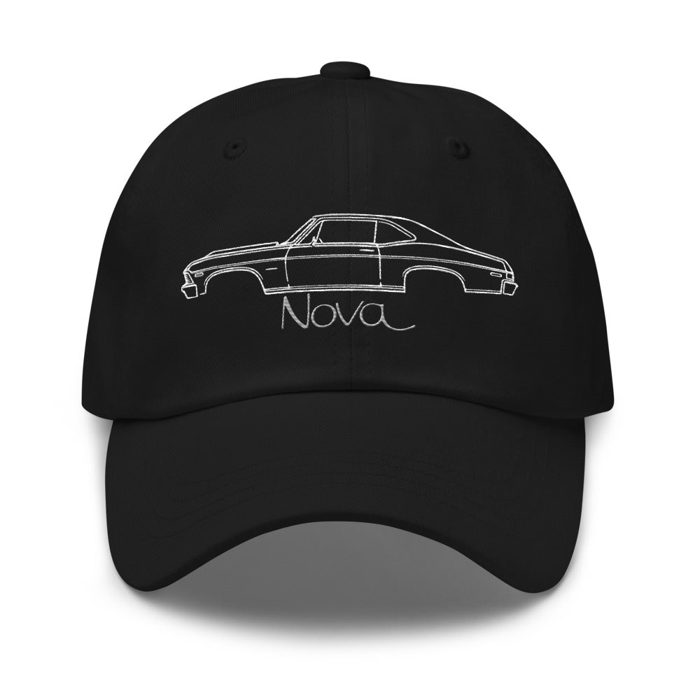 1969 Chevy Nova Dad hat for Classic Car Enthusiasts Muscle Cars Owners Gear Heads Cap