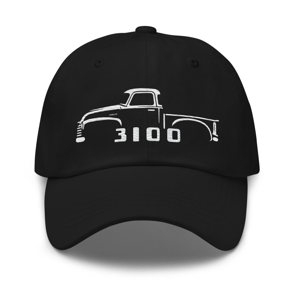 1953 Chevy 3100 Dad hat for Antique Pickup Truck Owners Automotive Cap