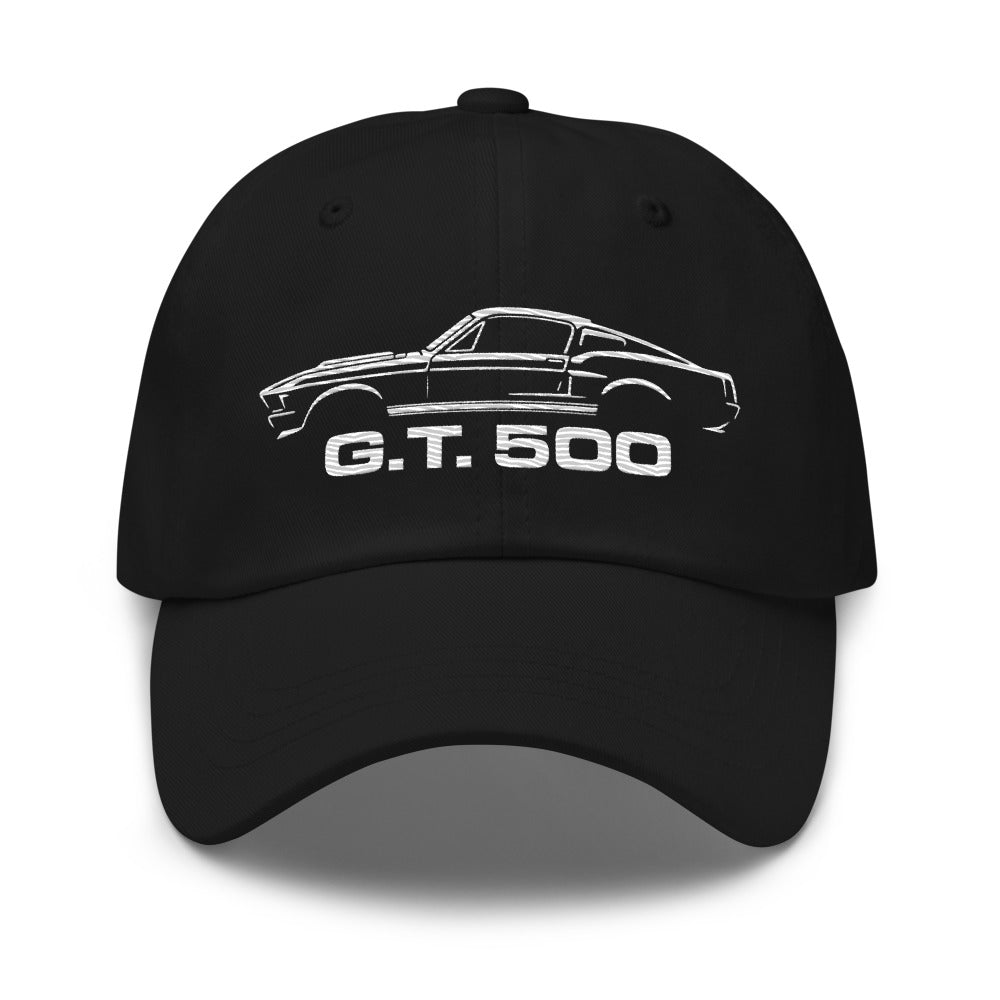 1968 GT500 Dad hat for American Classic Muscle Car Enthusiasts Automotive Cap