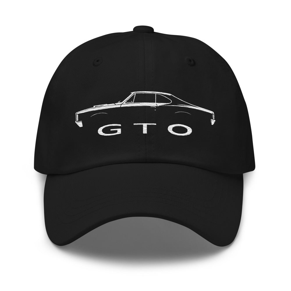 1966 GTO Dad hat for American Classic Car Enthusiats Gear Heads Automotive Cap