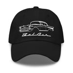 1957 Bel Air Dad hat for Antique Chevy Owners Classic Car Enthusiasts 57 Belair Cap