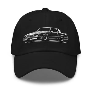 1988 Monte Carlo Dad hat for Chevy Classic Car Owners Bowtie Fans Gearheads Cap