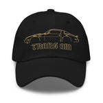 77 Trans Am Firebird Hat in black, front view