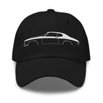 1970 Chevy Chevelle Hat in black, front view