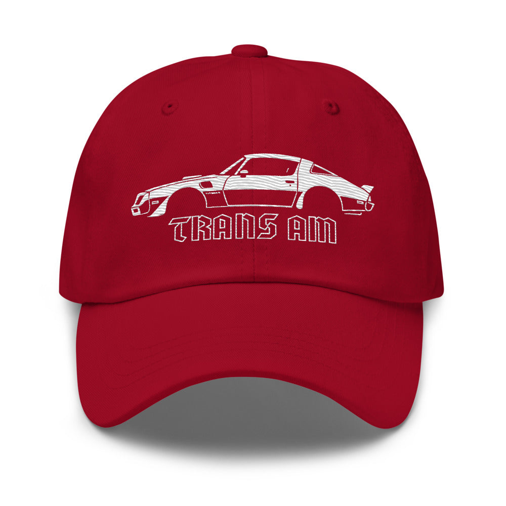 1977 Firebird Dad hat for Muscle Car Owners Enthusiasts Classic Automotive 77 Trans AM Cap