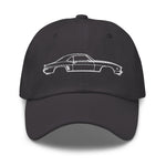 First Generation Chevy Camaro Line Art Custom Classic Car Club Muscle Cars Dad hat