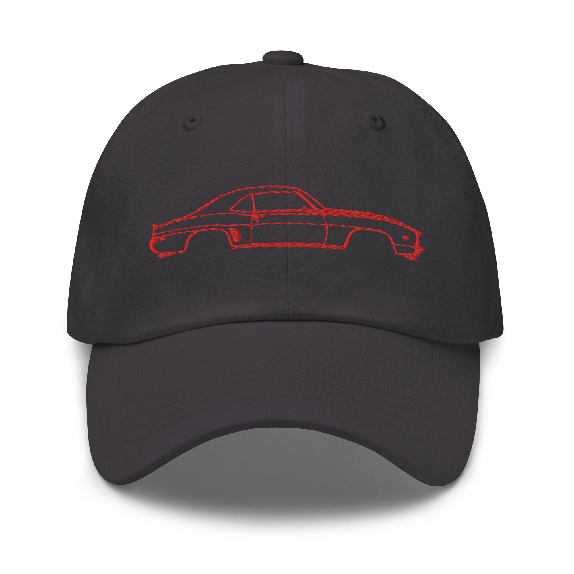 First Generation Chevy Camaro Red Lines Custom Classic Car Club Muscle Cars Dad hat