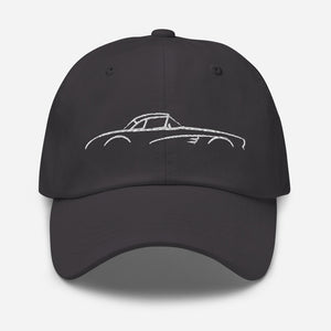 C1 Corvette 1953 - 1962 American Classic Car Silhouette Embroidered Dad hat for Vette Owners