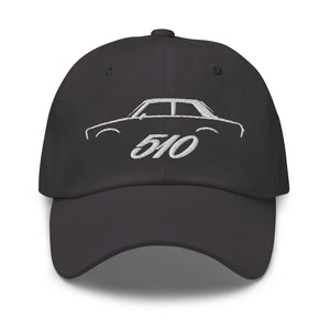 Datsun 510 Japanese Classic Car JDM Fans Dad hat for car shows